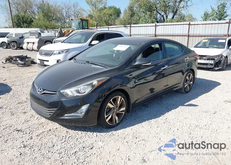 2014 Hyundai Elantra Limited from USA, damaged, VIN 5NPDH4AE7EH500226